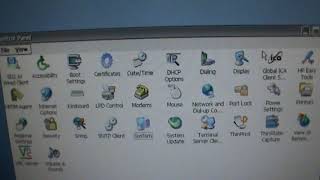 HP Thin Client T5550 Running Windows CE 60 [upl. by Ynnep150]