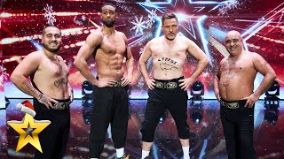 Stavros Flatley JOINED on stage by David Walliams amp Ashley Banjo  BGT Xmas [upl. by Annej997]