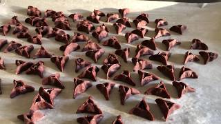 100 Hamantaschen in 30 min [upl. by Trometer]