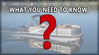 Learn what you need to know about Buying a Pontoon Boat [upl. by Fidole]