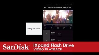 iXpand Flash Drive  Video Playback [upl. by Keely]