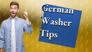 How to use a German washing machine [upl. by Ettenig]