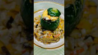 Cómo hacer CALABAZA RELLENAS de VEGETALES recetas fáciles y rápidas [upl. by Akinej]