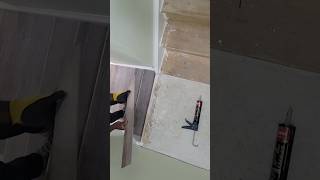 How to put vinyl Stair Nosing on a landing [upl. by Adnawuj]