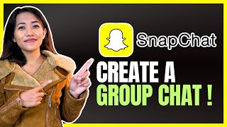 How to Create a Group Chat on Snapchat  Snapchat Guide [upl. by Aicrag]