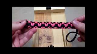 How to make a Solomons Heart Paracord Bracelet LockedinLove [upl. by Haidej]