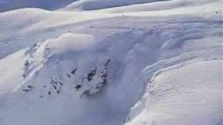 Big Avalanche at Mt Ruapeu NZ [upl. by Folsom438]