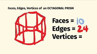 How Many Faces Edges And Vertices Does A Octagonal Prism Have [upl. by Gaven114]