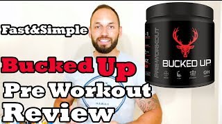 Bucked Up Pre Workout Supplement Review [upl. by Ennaed]