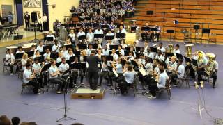 1080p National Emblem March  Aliamanu Middle School Panther Band  2013 South POB [upl. by Pinchas]