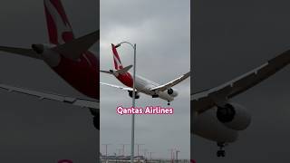 Qantas Airlines landing at LAX [upl. by Klaus]