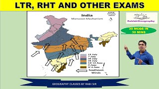 LTR RHTSSD EXAMS II GEOGRAPHY II TOPIC WISE MCQS IICLIMATE amp MONSOON 30 MCQS RabisirGeography [upl. by Nyladam]