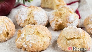 Biscotti morbidi alle mele  Ricettait [upl. by Ehcnalb]