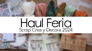 Mis compras en Hartem  Feria Scrap Crea y Decora 2024 Laura Inguz [upl. by Atinot]