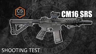 GampG CM16 SRS Shooting Test  CS Airsoft [upl. by Moshe368]