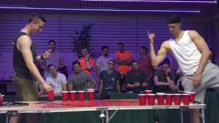 3 Kirwa Bierpong Turnier  Finalspiel 1 CupampCupper vs Mac [upl. by Eetnuahs]