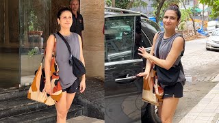 Fatima Sana Shaikh Snapped Today Post Gym Session At The Tribe Gym [upl. by Asiret]