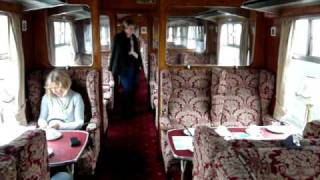 Inside the First Class Carriage of the Jacobite Steam Train [upl. by Conias]