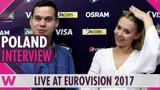 Kasia Mos Poland interview  Eurovision 2017  wiwibloggs [upl. by Landau372]