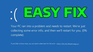 VIDEO TDR FAILURE atikmpagsys Blue Screen While Playing Videos  How To Fix [upl. by Mulligan545]