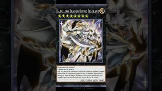 Yugioh Caballero Dragón Divino Felgrand Carta Tipo Luz [upl. by Marder]