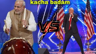 Kacha badam cg song  Narendra modi Donald Trump dance video 😄 kacha badam remix [upl. by Olin564]