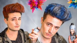 Does Hair Coloring Spray Work Get INSTANT Hairstyle Color  BluMaan 2018 [upl. by Micki466]