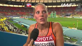 Moscow 2013  Nadine BROERSEN NED  Heptathlon  Day 1 [upl. by Aynotal164]