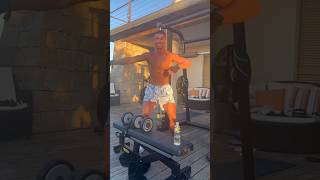 Cristiano Ronaldo’s dance moves while working out cristianoronaldo mapiano dancing shorts [upl. by Zackariah726]