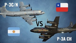 🇦🇷VS🇨🇱 Conoce las diferencias entre los aviones P3CN Argentinos y los P3A CH Chilenos [upl. by Notgnihsaw]