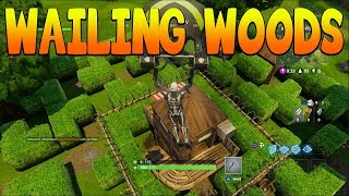 FIRST TIME LANDING IN WAILING WOODS Fortnite battle Royale [upl. by Sivam909]