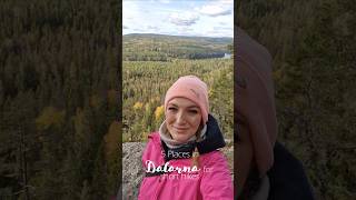 5 places for short hikes in Dalarna🇸🇪travel hiking nature sweden [upl. by Winn]