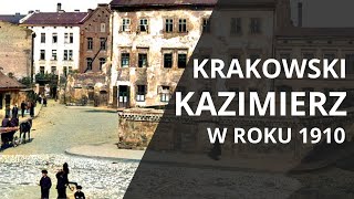 Krakowski KAZIMIERZ w Roku 1910  ulica Szeroka [upl. by Silvain]