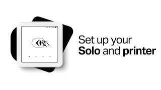 Set up your SumUp Solo Card Reader and Solo Printer [upl. by Nisaj594]