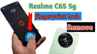 Realme C65 5g mobile se fingerprint lock kaise hataye  how to removedelete fingerprint lock Realme [upl. by Lyris]