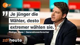 Generationenforscher Maas Darum wählt die Jugend AfD  Markus Lanz vom 03 Oktober 2024 [upl. by Eenimod]