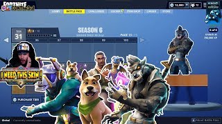 CDNThe3rd Reacts to Fortnite Season 6 BATTLEPASS and Buys Everything [upl. by Imerej]