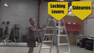 Step ladder safety inspection and extended step ladder safety [upl. by Humph544]