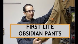 FIRST LITE OBSIDIAN PANTS [upl. by Sidnal]