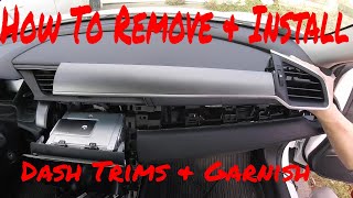 Honda Civic How To RemoveInstall Dash Pannels amp Trims [upl. by Ekal]