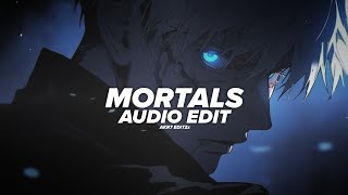 warriyo  mortals edit audio ft laura brehm [upl. by Ahsiekar]