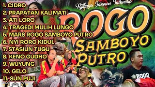 ROGO SAMBOYO PUTRO FULL ALBUM LAGU JARANAN SUARA JERNIH BASS GLER [upl. by Rachaba]