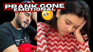 Prank Gone too much Emotional🥺 Prank Gone Wrong😱 Usama Rony Lag gaye🙁 [upl. by Erminna]