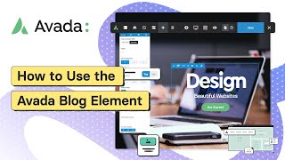 How to Use the Avada Blog Element [upl. by Ackley]