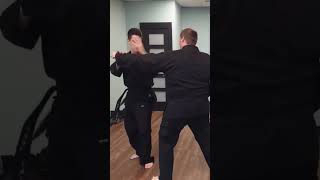 One Steps with takedown martialarts karate [upl. by Auqeenahs]