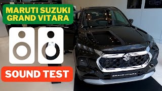 Maruti Suzuki Grand Vitara 2022  Audio and Music System Detailed Review  6 Speakers [upl. by Zuliram842]