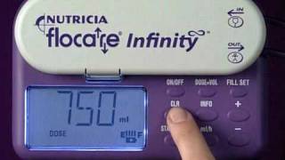 Flocare Infinity Enteral Feeding Pump  Programming [upl. by Iolanthe]