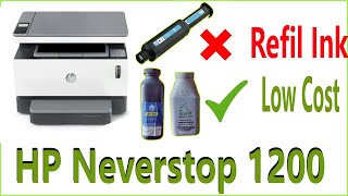 How to refill Hp Neverstop MFP 1200a1200w New 2023  Easy To refill 103A toner   just 150 rs [upl. by Antonella]