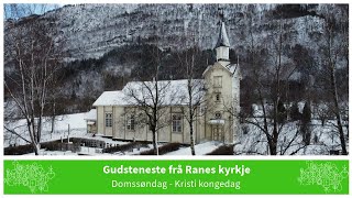 Gudsteneste frå Ranes kyrkje [upl. by Ntsyrk]