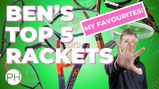 REVIEW TOP 5 TENNIS RACKETS 2024  COACH PICKED  BEN EDITION  Tennis Coach [upl. by Magda]